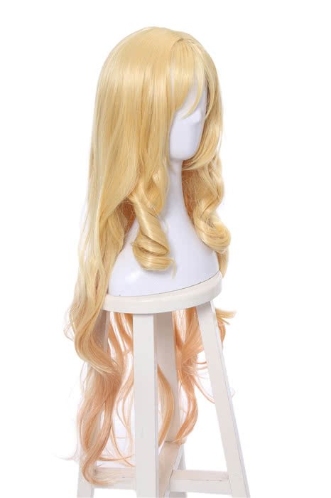 Anime Eromanga Sensei Elf Yamada Long Blonde Women Cosplay Wigs - lemailwigs