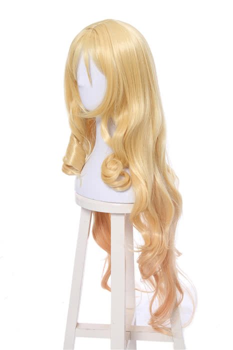 Anime Eromanga Sensei Elf Yamada Long Blonde Women Cosplay Wigs - lemailwigs