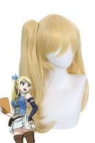 Anime Fairy Tail Lucy Heartphilia Long Straight Blonde Cosplay Wigs - lemailwigs