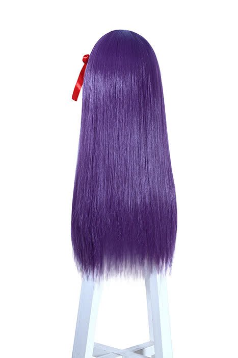Anime Fate Grand Order Sakura Matou Cosplay Wigs Purple Straight - lemailwigs