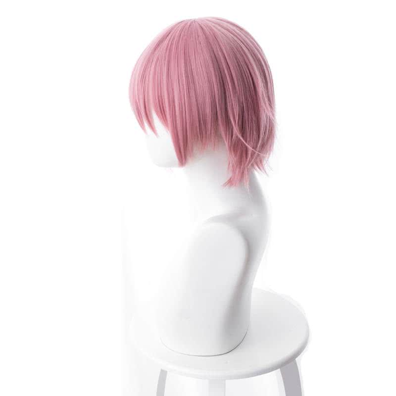 Anime Gotoubun no Hanayome Nakano Ichika Short Pink Cosplay Wigs - lemailwigs