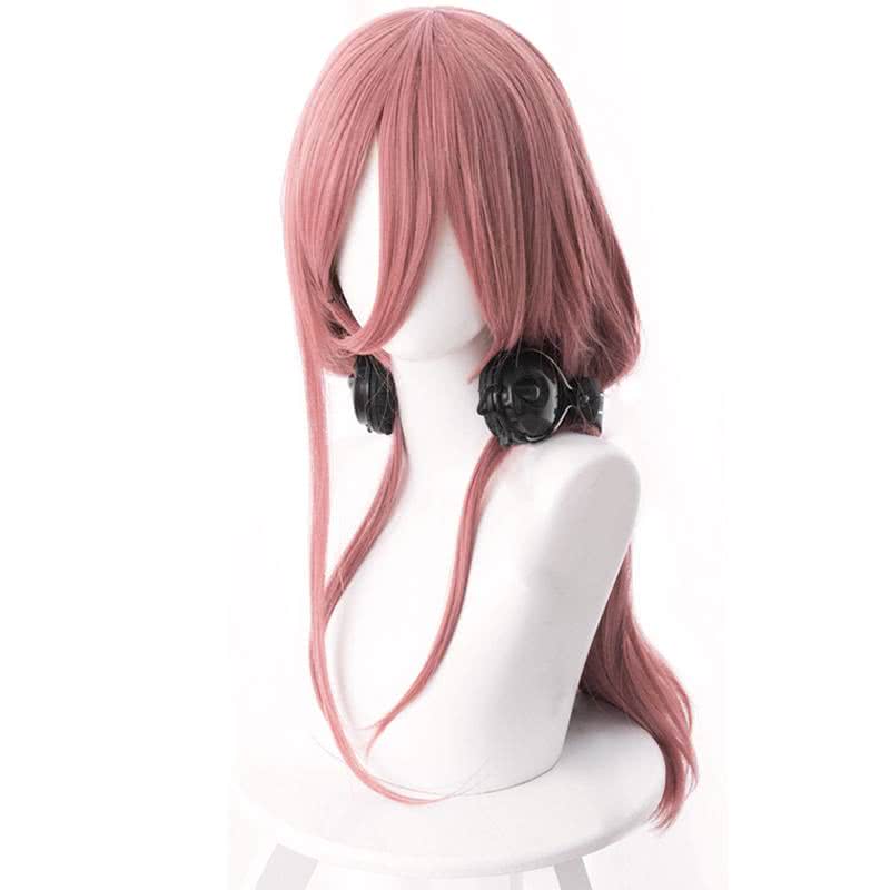 Anime Gotoubun no Hanayome Nakano Miku 60cm Long Straight Pink Cosplay Wigs - lemailwigs