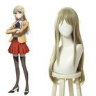 Anime Hakata Tonkotsu Ramens Ling Xianming Cosplay Wigs Yelllow Long Straight - lemailwigs