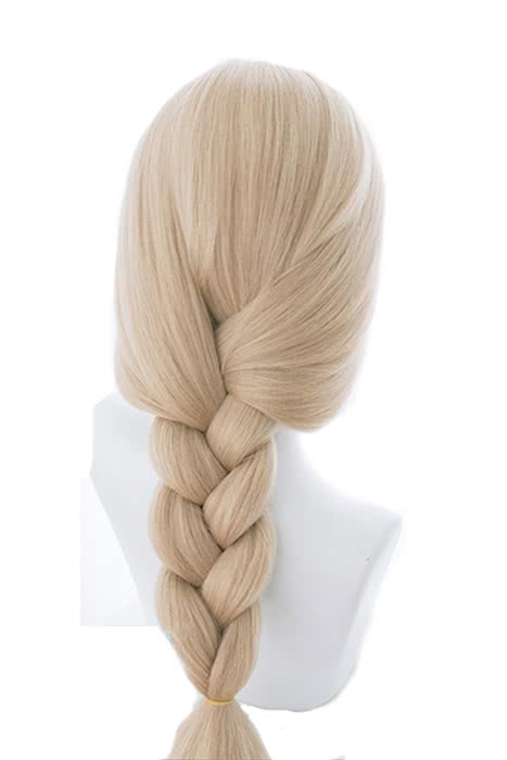 Anime Hataraku Saibou Macrophage Cosplay Wigs Cells At Work Blonde Braid - lemailwigs