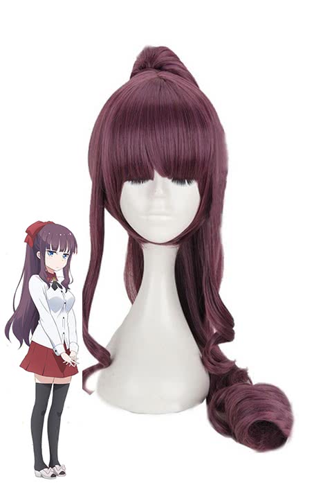 Anime Hifumi Takimoto Purple Long Cosplay Wigs - lemailwigs
