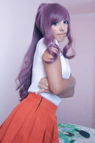 Anime Hifumi Takimoto Purple Long Cosplay Wigs - lemailwigs