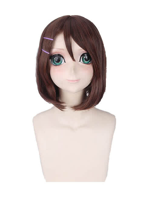 Anime K - ON! Yui Hirasawa Short Brown Cosplay Wig - lemailwigs