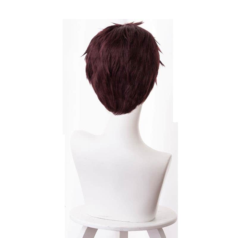 Anime Kai Chisaki Short Red Brown Men Cosplay Wigs - lemailwigs
