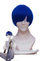 Anime Land of the Lustrous Lapis Cosplay Wigs Houseki no Kuni Short Blue - lemailwigs