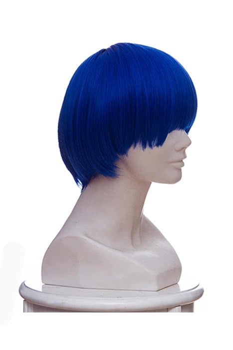 Anime Land of the Lustrous Lapis Cosplay Wigs Houseki no Kuni Short Blue - lemailwigs