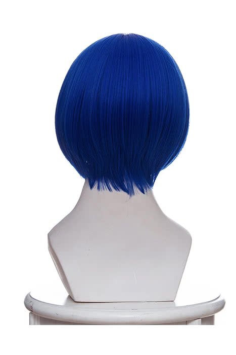 Anime Land of the Lustrous Lapis Cosplay Wigs Houseki no Kuni Short Blue - lemailwigs