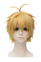 Anime Nanatsu no Taiza Meliodas Cosplay Wigs The Seven Deadly Sins Yellow Short - lemailwigs