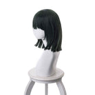 Anime One Punch Man Fubuki 40cm Dark Green Straight Cosplay Wigs - lemailwigs