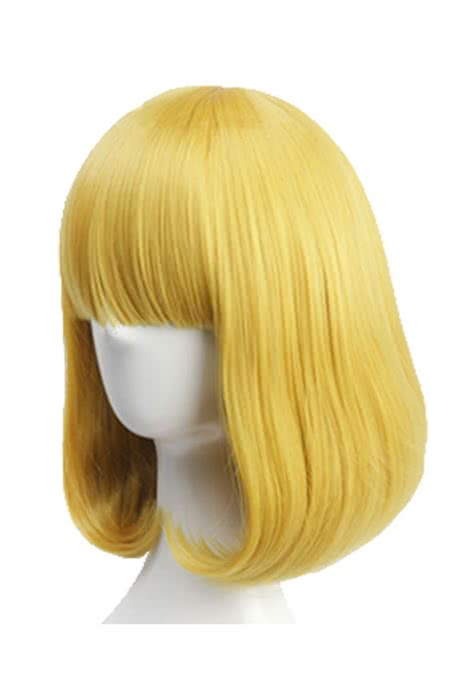 Anime Prison School Midorikawa Hana Flat Bangs Bobo Cosplay Wigs - lemailwigs