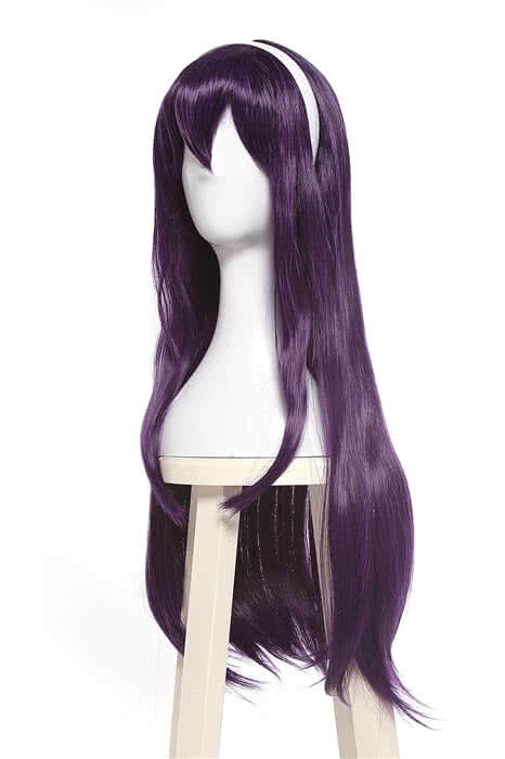 Anime Saenai Heroine no Sodatekata Utaha Kasumigaoka Purple Cosplay Wigs - lemailwigs