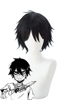 Anime Satsuriku no Tenshi Zack Cosplay Wigs Angels Of Death Short Black - lemailwigs