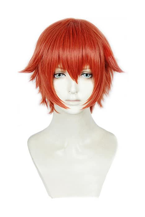 Anime SSSS.GRIDMAN Hibiki Yuta Short Jacinth Cosplay Wigs - lemailwigs