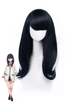 Anime SSSS.GRIDMAN Takarada Rikka Dark Blue Black Cosplay Wigs - lemailwigs