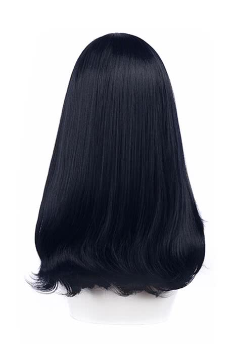 Anime SSSS.GRIDMAN Takarada Rikka Dark Blue Black Cosplay Wigs - lemailwigs