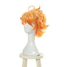 Anime The Promised Neverland Emma Short Curly Yellow Cosplay Wigs - lemailwigs