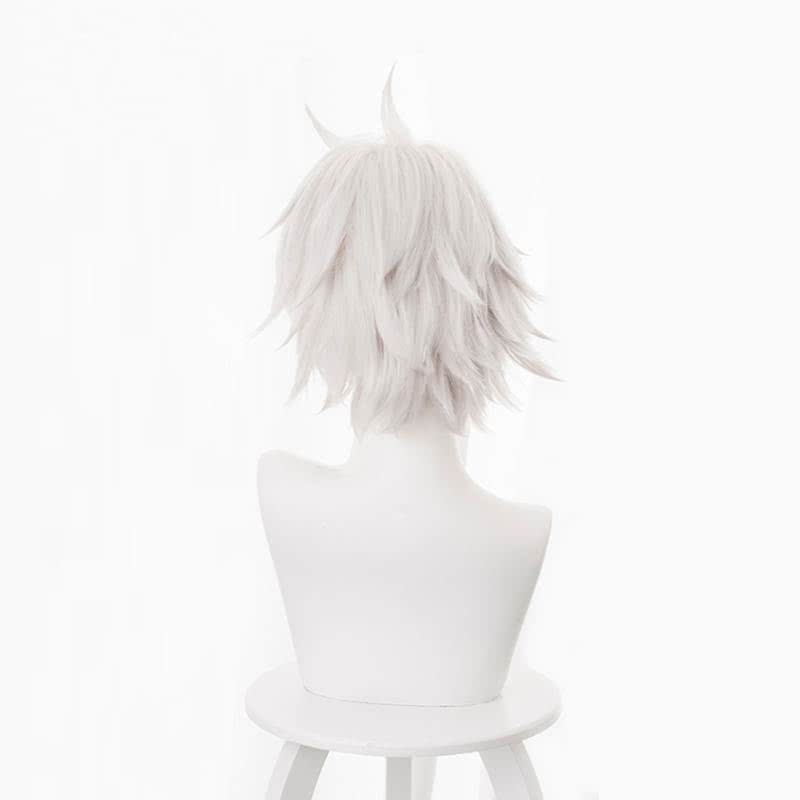 Arifureta Shokugyou de Sekai Saikyou Hajime Nagumo Short Light Grey Men Cosplay Wigs - lemailwigs