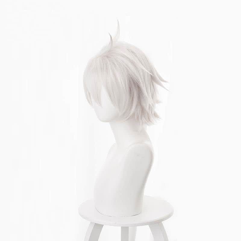 Arifureta Shokugyou de Sekai Saikyou Hajime Nagumo Short Light Grey Men Cosplay Wigs - lemailwigs