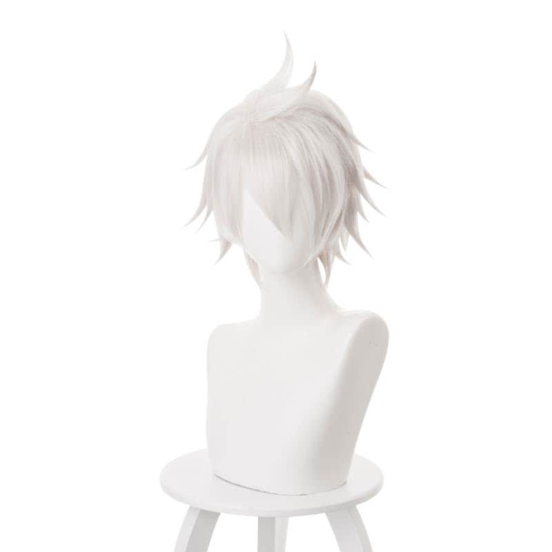 Arifureta Shokugyou de Sekai Saikyou Hajime Nagumo Short Light Grey Men Cosplay Wigs - lemailwigs