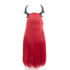 Arknights Surtr Dark Red Long Straight Cosplay Wig - lemailwigs