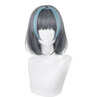 Azur Lane Cheshire Grey Mixed Blue Cosplay Wig - lemailwigs
