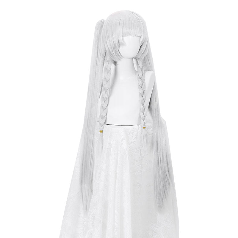 Azur Lane IJN Asanagi Long Straight White Cosplay Wig - lemailwigs