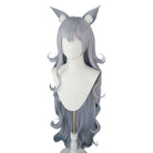 Azur Lane Shinano Long Curly Grey Cosplay Wig - lemailwigs