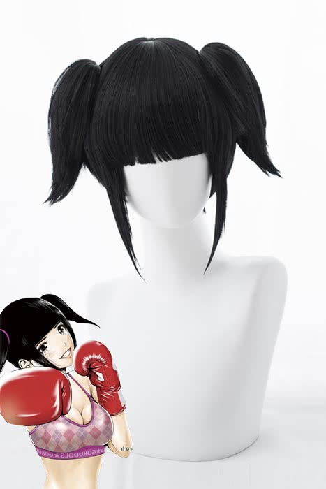 Back Street Girls Black Ponytail Chika Cosplay Wigs - lemailwigs