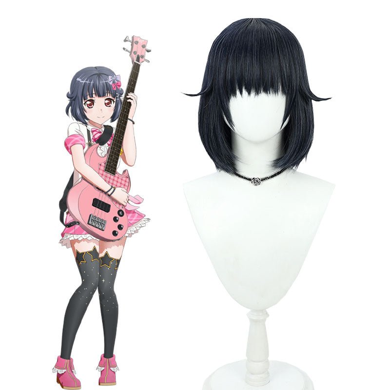 BanG Dream! Ushigome Rimi Short Multi Color Cosplay Wig - lemailwigs