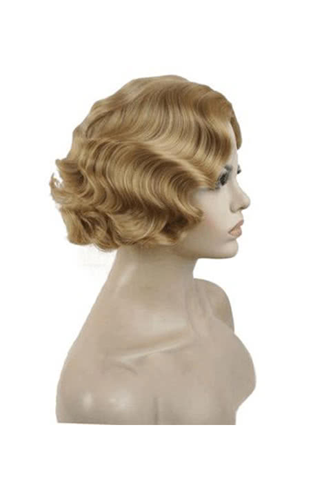 Blonde Wave Short Curly Fashion Wigs - lemailwigs