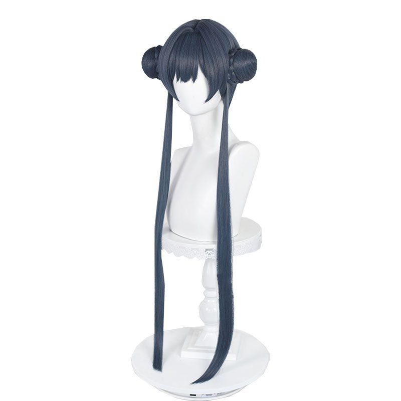 Blue Archive Kisaki Dark Blue Cosplay Wig - lemailwigs