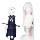 Blue Archive Plana Arona White Mixed Pink Cosplay Wig - lemailwigs