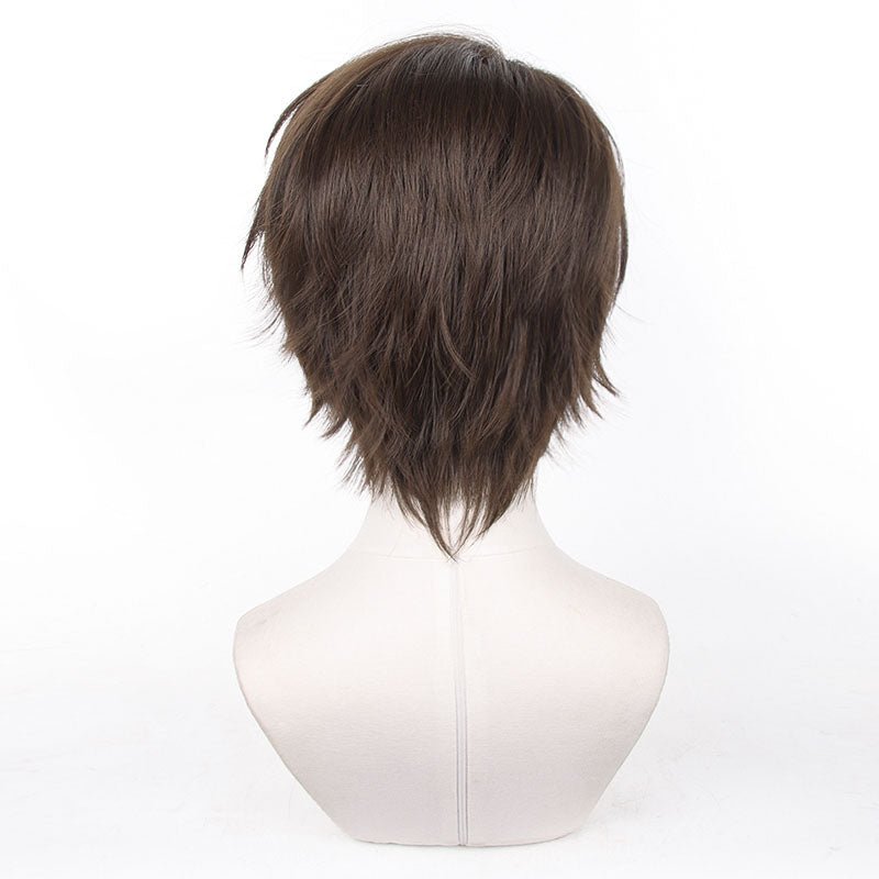 Blue Lock Kenyu Yukimiya Short Brown Cosplay Wig - lemailwigs