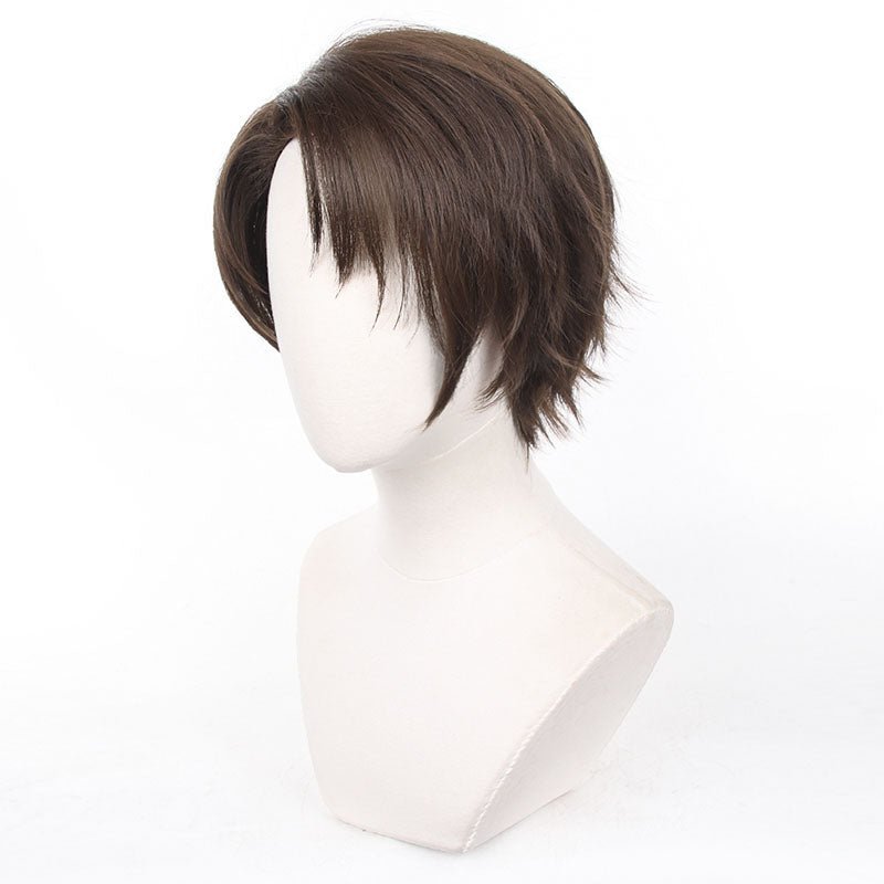 Blue Lock Kenyu Yukimiya Short Brown Cosplay Wig - lemailwigs