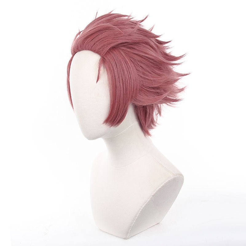 Blue Lock Sae Itoshi Short Pink Cosplay Wig - lemailwigs