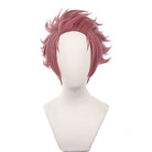 Blue Lock Sae Itoshi Short Pink Cosplay Wig - lemailwigs