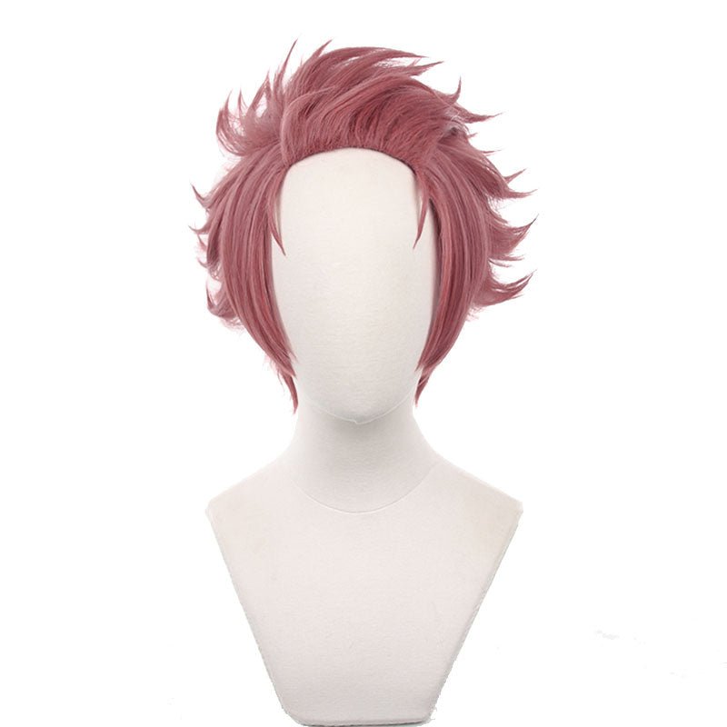 Blue Lock Sae Itoshi Short Pink Cosplay Wig - lemailwigs