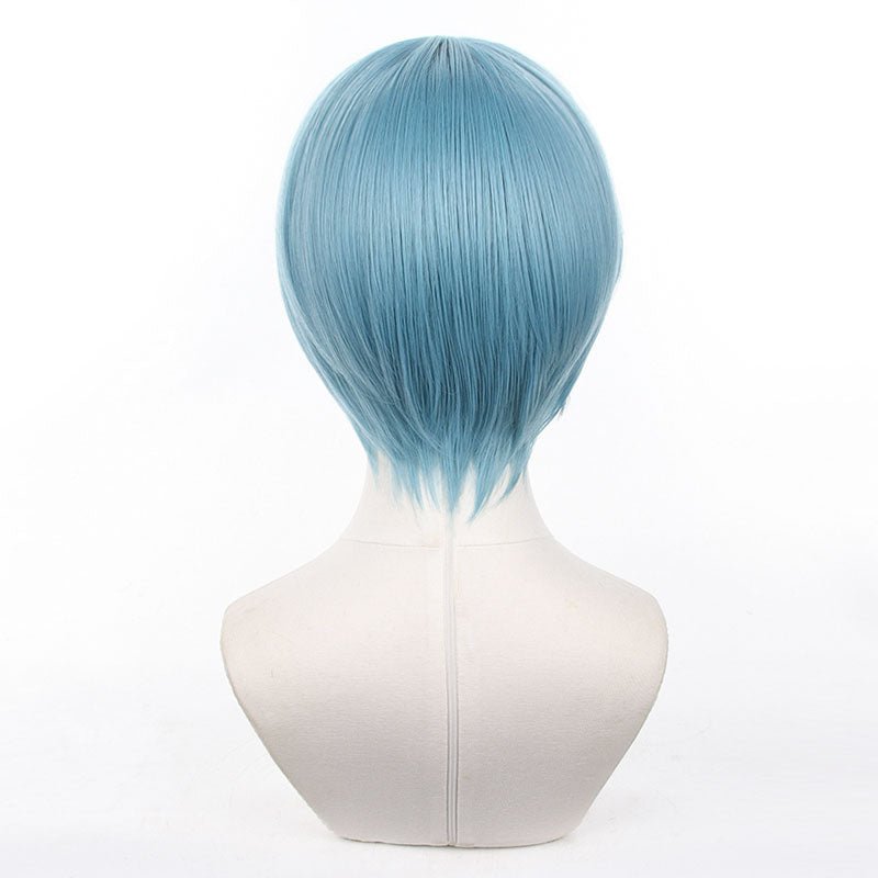 Blue Lock Yo Hiori Short Blue Cosplay Wig - lemailwigs