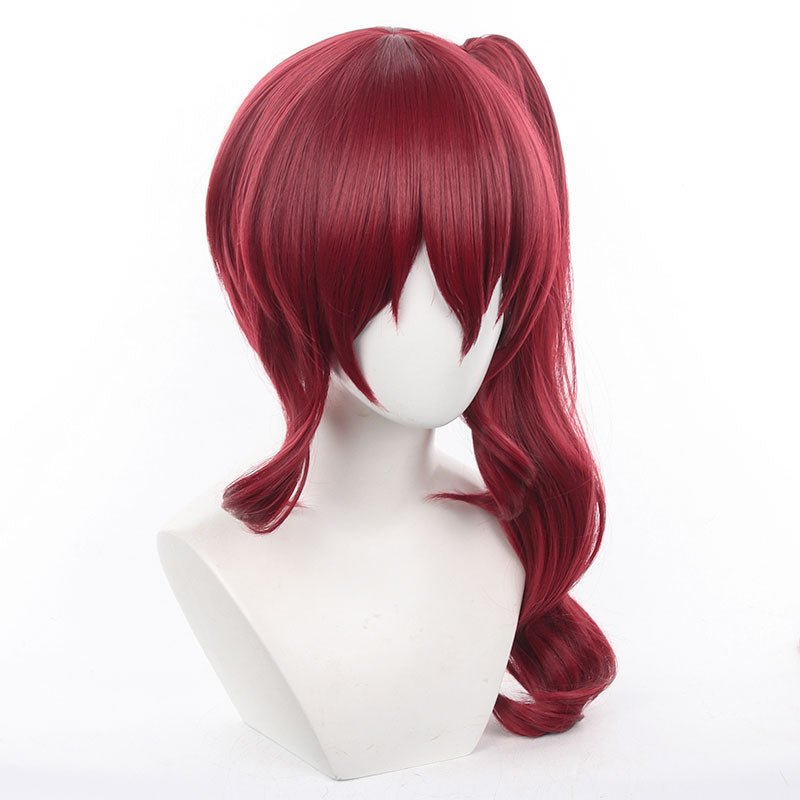 Bungo Stray Dogs Teruko ¨­kura Wine Red Cosplay Wig - lemailwigs