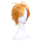 Bungou Stray Dogs Junichiro Tanizaki Anime Orange Brown Short Layered Cosplay Wigs - lemailwigs