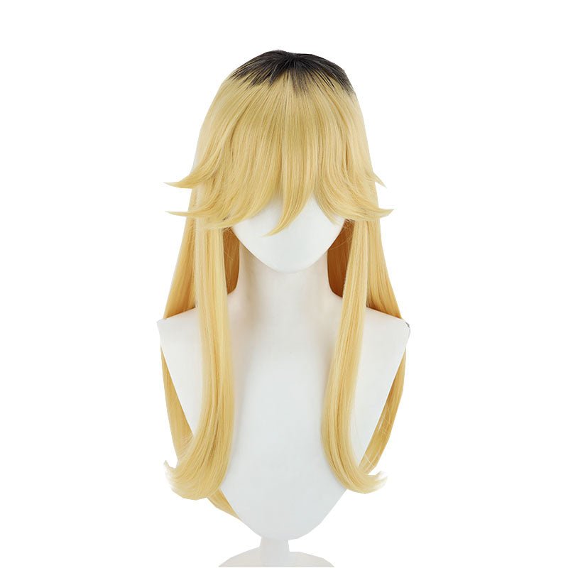 Call of the Night Kikyo Seri Blonde Mixed Black Cosplay Wigs - lemailwigs