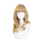 CAROLE & TUESDAY Tuesday Long Curly Blonde Cosplay Wigs with Flat Bangs - lemailwigs