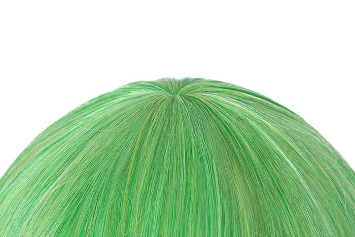 Cartoon Blue and Green Little Green Short Cosplay Wigs - lemailwigs