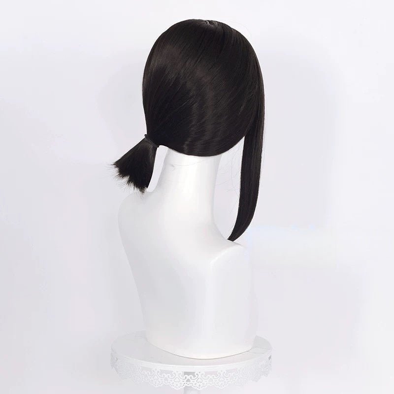 Chainsaw Man Kobeni Higashiyama Short Black Ponytail Cosplay Wigs - lemailwigs