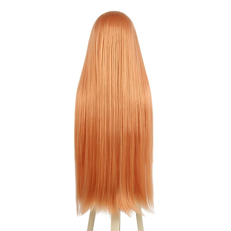 Chainsaw Man Power Long Straight Orange Halloween Cosplay Wigs - lemailwigs