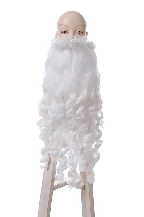 Christmas Day Santa Claus white beard Cosplay Wigs - lemailwigs